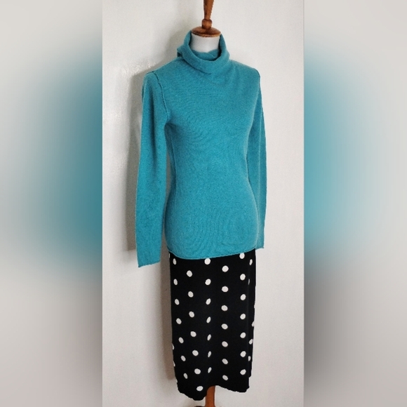 VICTOR GELMAUD POLKADOT MIDI SKIRT - Picture 3 of 8